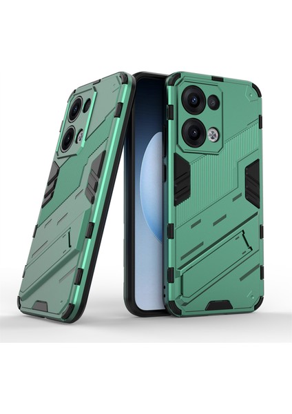 Oppo RENO13 5g (Global) Kılıf Pc + Tpu Darbeye Dayanıklı Telefon Kılıfı Kickstand Ile-Yeşil (Yurt Dışından) fiyatları