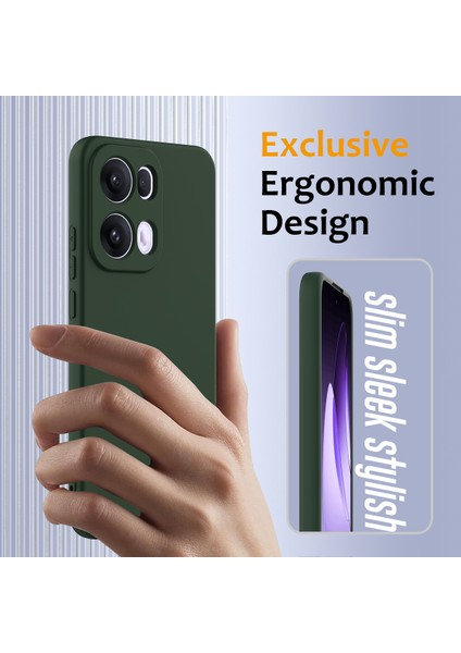 Oppo RENO13 Pro 5g Kılıfı Magsafe Düşmeye Karşı Dayanıklı Sıvı Silikon Telefon Kılıfı ile Uyumlu - Koyu Yeşil (Yurt Dışından) fırsatları