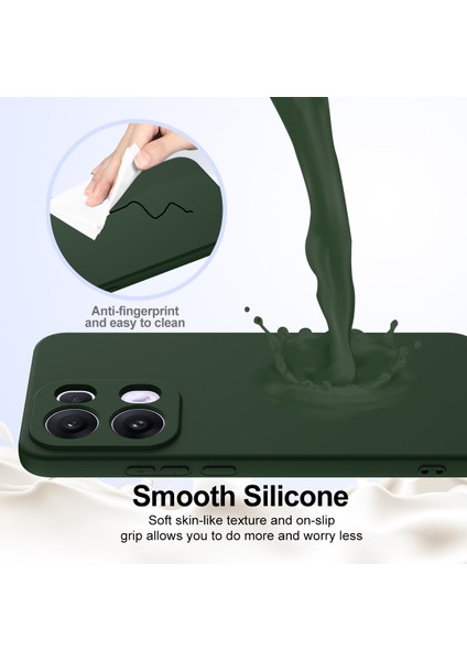 Oppo RENO13 Pro 5g Kılıfı Magsafe Düşmeye Karşı Dayanıklı Sıvı Silikon Telefon Kılıfı ile Uyumlu - Koyu Yeşil (Yurt Dışından) indirimleri