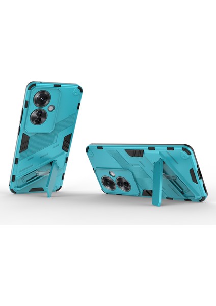 Oppo RENO11 F 5g Kickstand Kılıf Pc+Tpu Darbeye Dayanıklı Hibrit Telefon Kılıfı-Bebek Mavisi (Yurt Dışından) fiyatları