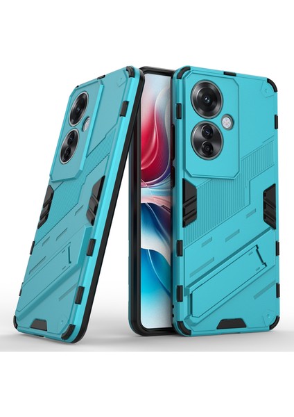 Oppo RENO11 F 5g Kickstand Kılıf Pc+Tpu Darbeye Dayanıklı Hibrit Telefon Kılıfı-Bebek Mavisi (Yurt Dışından) modelleri