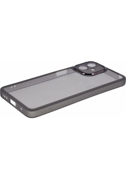 Dksm Serisi Motorola Moto G14 4g Kılıf Elektrokaplama Kamera Çerçevesi Tpu Telefon Kılıfı-Şeffaf Siyah (Yurt Dışından) modelleri