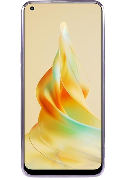 Kadem Rhinestone Çiçek Tasarım Telefon Kılıfı Oppo Reno8 T 4g, Degrade Parıltılı Yumuşak Tpu Kapak-Mor (Yurt Dışından) fiyatları