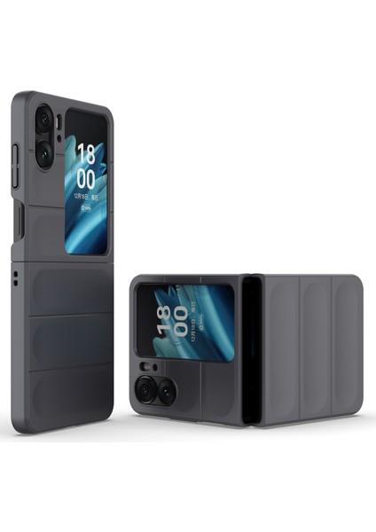Oppo Find N2 Flip 5g Telefon Kılıfı Sert Pc Çizilmez Kapak-Koyu Gri (Yurt Dışından) modelleri