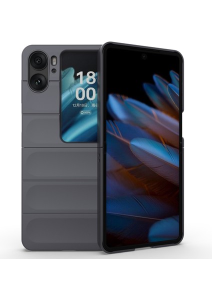 Oppo Find N2 Flip 5g Telefon Kılıfı Sert Pc Çizilmez Kapak-Koyu Gri (Yurt Dışından) fırsatları