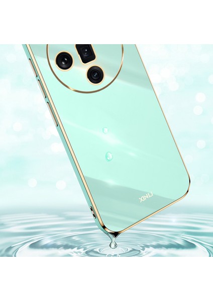 Xınlı Oppo Find X7 5g Telefon Kılıfı Galvanik Tpu Kapak Halkalı Ayaklık-Camgöbeği (Yurt Dışından) modelleri