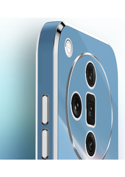 Xınlı Oppo Find X7 5g Telefon Kılıfı Galvanik Tpu Kapak Halkalı Ayaklık-Camgöbeği (Yurt Dışından) indirimleri