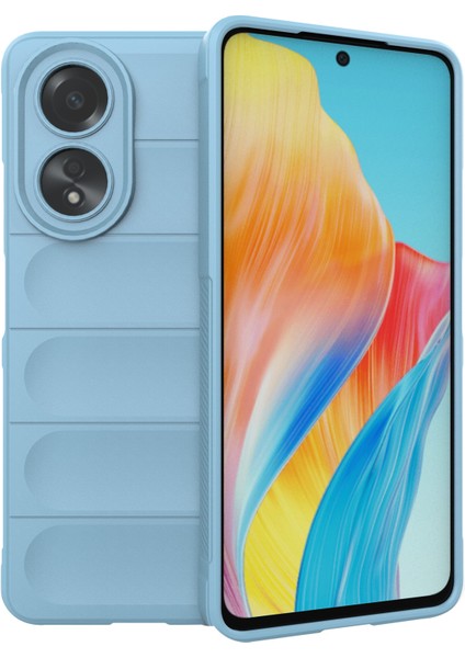 Oppo A58 4g Tpu Kılıf Düşmeye Dayanıklı Cep Telefonu Arka Kapağı-Bebek Mavisi (Yurt Dışından)