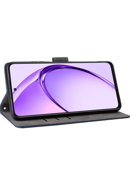 Oppo A80 5g/a3 Pro (KÜRESEL)5G/K12X 5g (HINDISTAN)/A3X 5g (Çin)Deri Kılıf Rfıd Engelleme Cüzdan Telefon Kılıfı Kayışlı-Mavi (Yurt Dışından) fırsatları