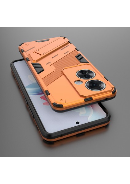 Oppo RENO11 F 5g Kickstand Kılıf Pc+Tpu Darbeye Dayanıklı Hibrit Telefon Kılıfı-Turuncu (Yurt Dışından) indirimleri