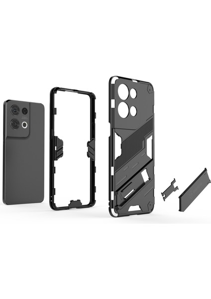 Oppo Reno8 Pro 5g (Küresel Sürüm)/reno8 Pro+ (Çin) 5g Tpu+Pc Cep Telefonu Kılıfı Kickstand Kapağı-Gül (Yurt Dışından) fiyatları