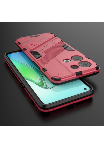 Oppo Reno8 Pro 5g (Küresel Sürüm)/reno8 Pro+ (Çin) 5g Tpu+Pc Cep Telefonu Kılıfı Kickstand Kapağı-Gül (Yurt Dışından) fırsatları