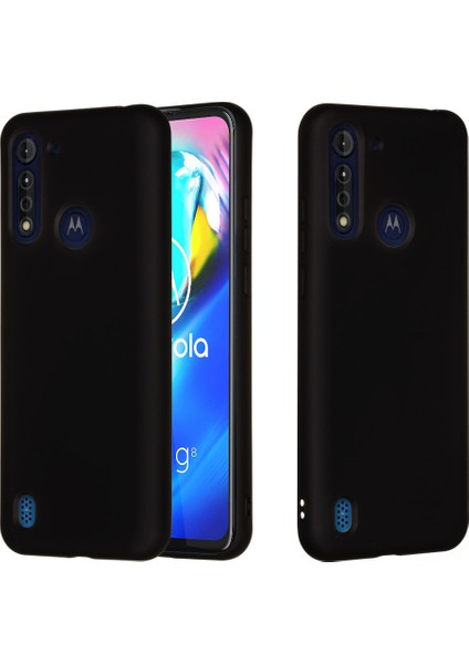 Motorola Moto G8 Power-Siyah Için Sıvı Silikon Kılıf Kabuğu (Yurt Dışından) fiyatları