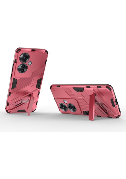 Oppo RENO11 F 5g Kickstand Kılıf Pc+Tpu Darbeye Dayanıklı Hibrit Telefon Kılıfı-Gül (Yurt Dışından) fiyatları