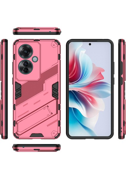 Oppo RENO11 F 5g Kickstand Kılıf Pc+Tpu Darbeye Dayanıklı Hibrit Telefon Kılıfı-Gül (Yurt Dışından) fırsatları