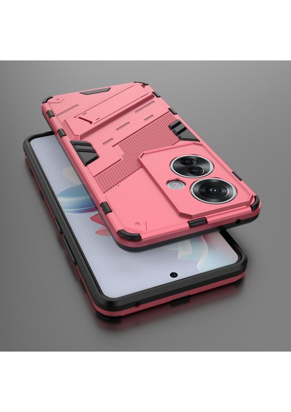 Oppo RENO11 F 5g Kickstand Kılıf Pc+Tpu Darbeye Dayanıklı Hibrit Telefon Kılıfı-Gül (Yurt Dışından) indirimleri