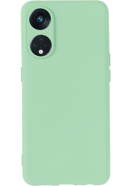 Oppo Reno8 T 5g/a1 Pro 5g Sıvı Silikon Yumuşak Astarlı Kılıf Çizilmez Telefon Kılıfı Kayışlı-Yeşil (Yurt Dışından) modelleri