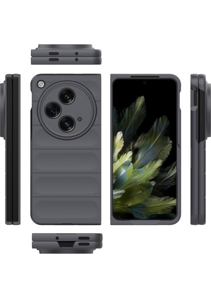 Oppo Find N3 5g Pc Telefon Kılıfı Sağlam Darbeye Dayanıklı Kılıf-Koyu Gri (Yurt Dışından) indirimleri