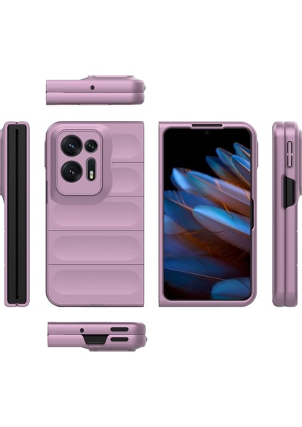 Oppo Find N2 5g Sert Pc Telefon Kılıfı Darbe Emici Arka Kapak-Açık Mor (Yurt Dışından) indirimleri