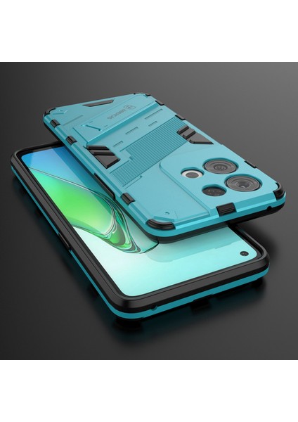 Oppo Reno8 Pro 5g (Küresel Sürüm)/reno8 Pro+ (Çin) 5g Tpu+Pc Cep Telefonu Kılıfı Kickstand Kapağı-Bebek Mavisi (Yurt Dışından) fırsatları