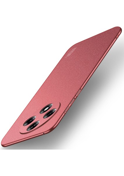 Mofı Shield Mat Serisi Oppo A3 5g Kılıf Pc Telefon Kılıfı Slim Fit-Kırmızı (Yurt Dışından)
