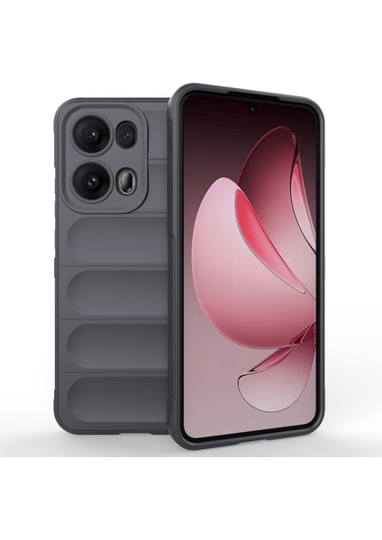 Oppo RENO13 Pro 5g Kılıf Düşmeye Karşı Yumuşak Tpu Sağlam Telefon Arka Kapağı-Koyu Gri (Yurt Dışından)