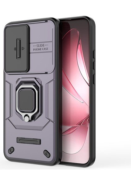 Oppo RENO13 Pro 5g Kılıf Pc+Tpu Kickstand Telefon Koruyucu Lens Kapağı Ile-Mor (Yurt Dışından) fiyatları
