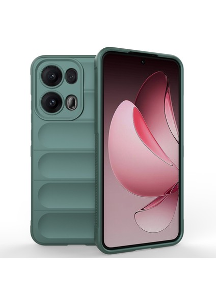 Oppo RENO13 Pro 5g Kılıf Düşmeye Karşı Yumuşak Tpu Sağlam Telefon Arka Kapağı-Yeşil (Yurt Dışından)