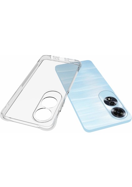 Oppo A60 4g Kılıf Kaymaz Şeffaf Tpu Koruyucu Telefon Kılıfı (Yurt Dışından) modelleri