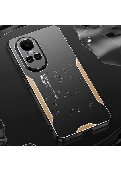 Oppo RENO10 5g(Global)Telefon Kılıfı Alüminyum Alaşımlı Arka Tpu Çerçeve Koruyucu Kapak-Mavi (Yurt Dışından) fiyatları