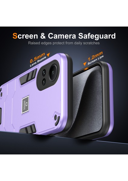 Oppo RENO10 5G(GLOBAL)/RENO10 Pro 5g(Global)Kılıf Çizilmez Telefon Kapağı-Mor (Yurt Dışından) fiyatları