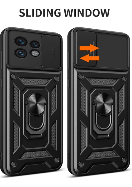 Motorola Edge 40 Pro 5g/moto X40 5g Arka Lens Koruma Telefon Kılıfı Pc+Tpu Kickstand Kapağı-Gül Altını (Yurt Dışından) fiyatları