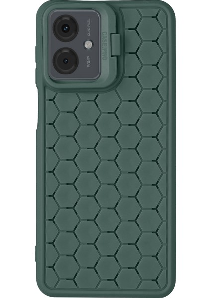 Motorola Moto G14 4g Kılıf Isı Dağılımı Tpu Telefon Kılıfı Lens Çerçevesi Ayaklık-Ordu Yeşili (Yurt Dışından) fiyatları