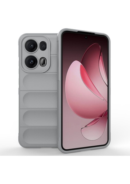 Oppo RENO13 Pro 5g Kılıf Düşmeye Karşı Yumuşak Tpu Sağlam Telefon Arka Kapağı-Açık Gri (Yurt Dışından)