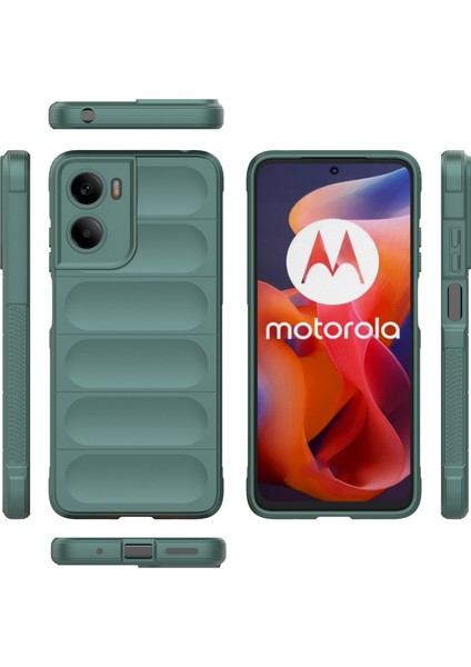 Motorola Moto G05 4G/E15 4g Kılıf Düşmeye Karşı Yumuşak Tpu Sağlam Telefon Arka Kapağı-Yeşil (Yurt Dışından) indirimleri