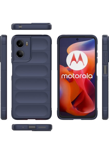 Motorola Moto G05 4G/E15 4g Kılıf Düşmeye Karşı Yumuşak Tpu Sağlam Telefon Arka Kapağı-Koyu Mavi (Yurt Dışından) modelleri