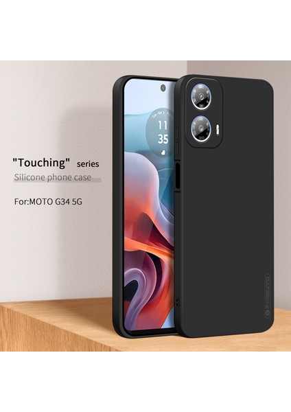 Pınwuyo Jk Dokunmatik Serisi Motorola Moto G45 5G/G34 5g Kılıf Tpu Telefon Kılıfı Ipeksi-Yumuşak Dokunmatik-Siyah (Yurt Dışından) fırsatları