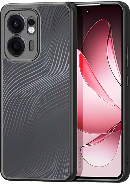 Oppo RENO13 F 4g/oppo RENO13 F 5g Kılıf Dux Ducıs Aimo Serisi Tpu+Pc Mat Düşmeye Dayanıklı Telefon Kılıfı (Reach Sertifikası)-Siyah (Yurt Dışından)