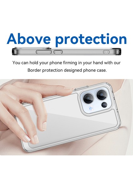 Oppo RENO13 5g(Global)Kılıf Tpu+Akrilik Koruyucu Şeffaf Telefon Kılıfı-Şeffaf (Yurt Dışından) fırsatları
