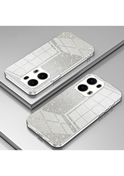 Oppo RENO13 Pro 5g Kılıf Galvanik Degrade Parıltılı Tpu Telefon Kılıfı-Şeffaf (Yurt Dışından) indirimleri