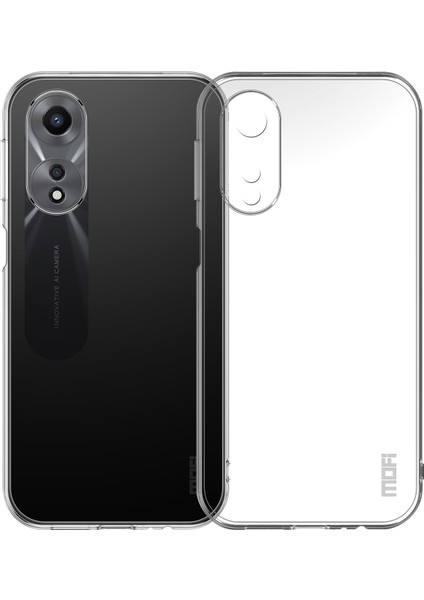 Mofı Serisi Oppo A58 5g Şeffaf Telefon Kılıfı Düşmeye Dayanıklı Yumuşak Tpu Koruyucu Arka Kapak (Yurt Dışından)
