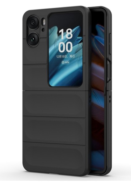 Oppo Find N2 Flip 5g Telefon Kılıfı Sert Pc Çizilmez Kapak-Siyah (Yurt Dışından)