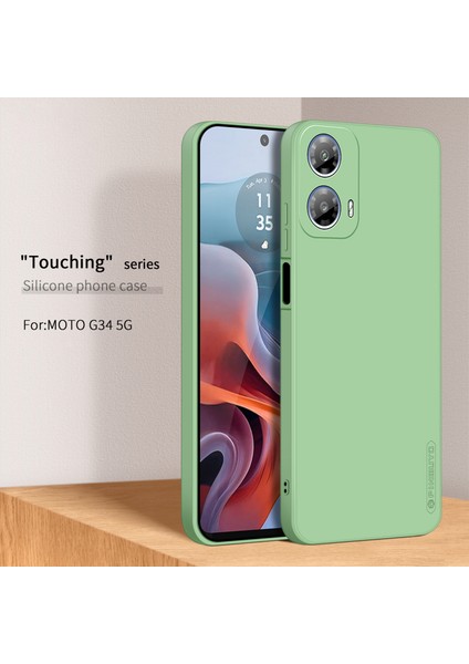 Pınwuyo Jk Dokunmatik Serisi Motorola Moto G45 5G/G34 5g Kılıf Tpu Telefon Kılıfı Ipeksi-Yumuşak Dokunmatik-Matcha Yeşili (Yurt Dışından) fırsatları