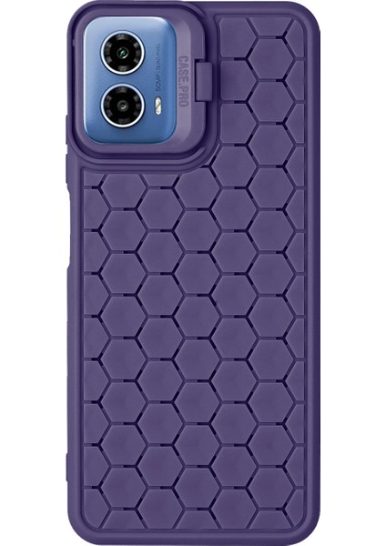Motorola Moto G45 5G/G34 5g Kılıf Kickstand Tpu Telefon Kılıfı Petek Isı Dağılımı-Mor (Yurt Dışından) fiyatları