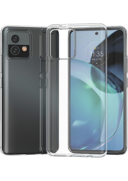 Motorola Moto G72 4g Yumuşak Tpu Şeffaf Telefon Kılıfı Ultra Ince Koruyucu Akıllı Telefon Kılıfı (Yurt Dışından)