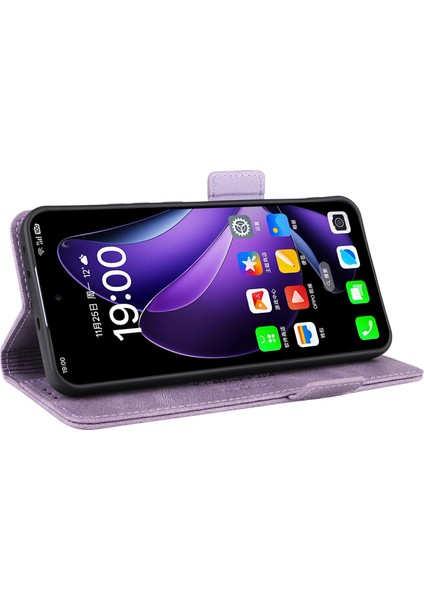 Oppo RENO13 Pro 5g Kılıf Deri Cüzdan Kapaklı Telefon Kılıfı Donanım Dekorlu-Mor (Yurt Dışından) fırsatları
