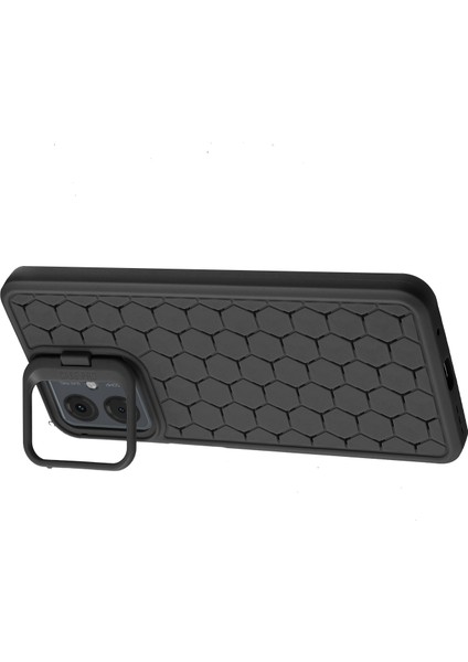 Motorola Moto G14 4g Kılıf Isı Dağılımı Tpu Telefon Kılıfı Lens Çerçevesi Ayaklık-Siyah (Yurt Dışından) fiyatları