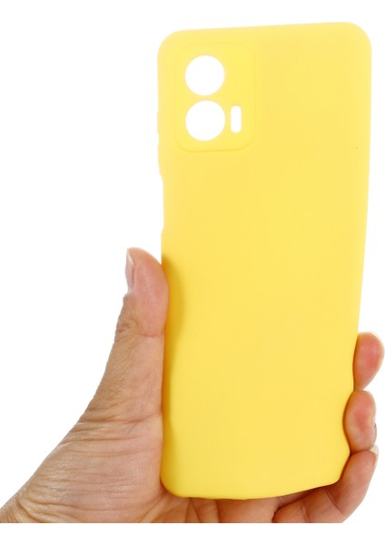 Motorola Moto G73 5g Için Sıvı Silikon Telefon Kılıfı, Kayışlı Yumuşak Astarlı Koruyucu Telefon Kılıfı-Sarı (Yurt Dışından) modelleri