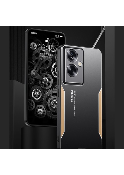 Oppo A79 5g/a2 5g Telefon Kılıfı Darbeye Dayanıklı Sağlam Zırh Alüminyum Alaşımlı Arka Kapak-Mavi (Yurt Dışından) fiyatları