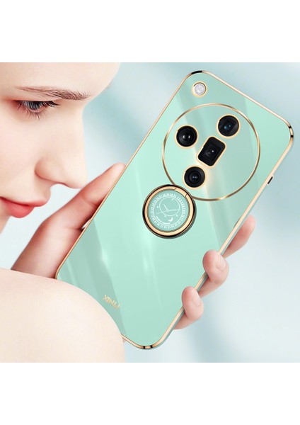 Xınlı Oppo Find X7 5g Kılıf Galvanik Yumuşak Tpu Arka Telefon Kılıfı-Siyah (Yurt Dışından) fiyatları